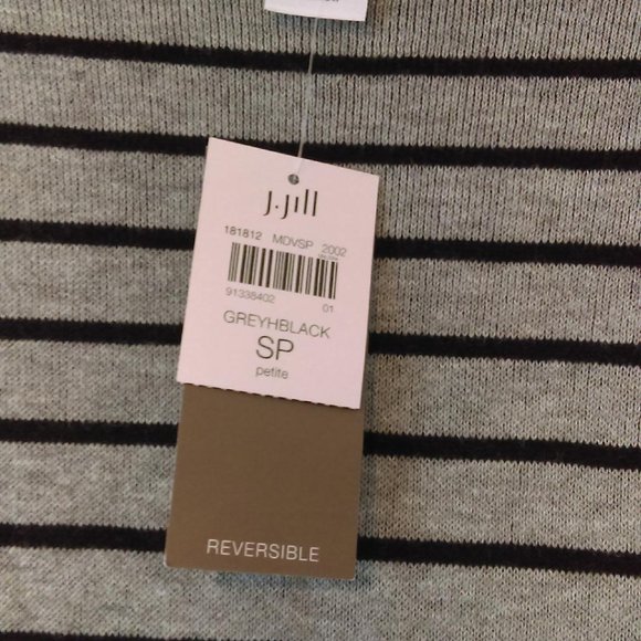 JJill midweight reversible sweater dress size SP - Picture 4 of 6